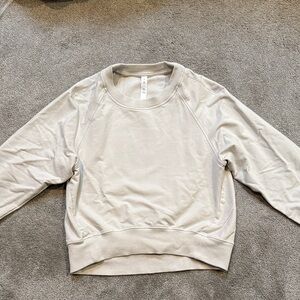 Lululemon Athletica Gray Crewneck Top